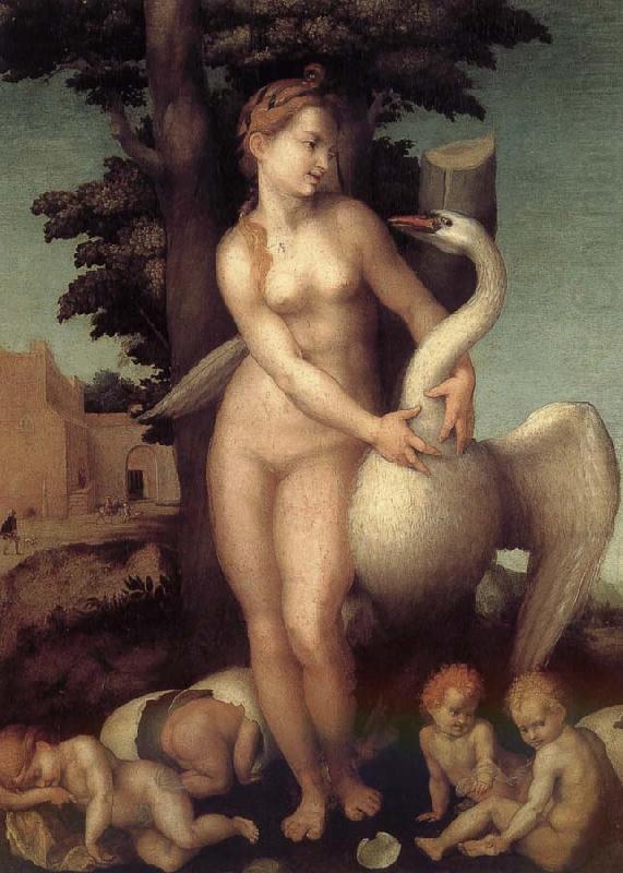 Andrea del Sarto Lida and the Swan china oil painting image